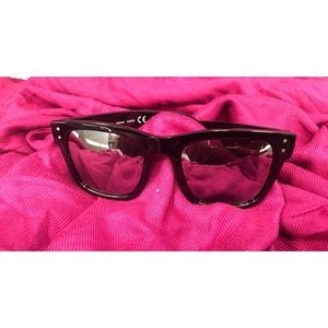 Forever21 Mirrored Sunglasses black